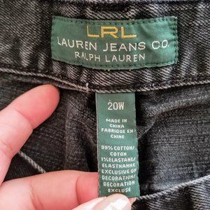 LRL Ralph Lauren Black Jeans 20W